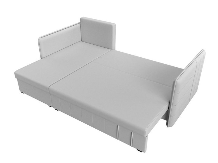 Угловой раскладной диван Слим, Белый (Экокожа) в Элисте - изображение 2