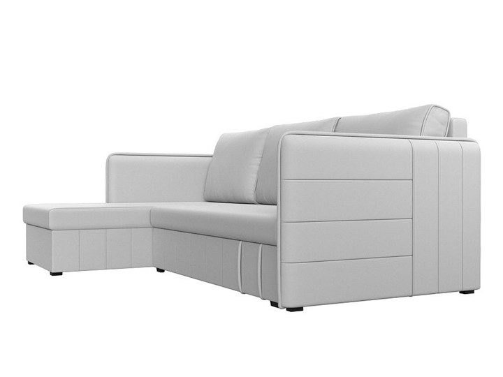 Угловой раскладной диван Слим, Белый (Экокожа) в Элисте - изображение 5