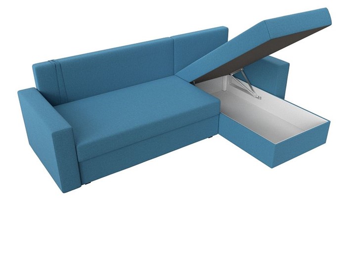 Угловой диван Траумберг Лайт, Амур голубой (Рогожка) в Элисте - изображение 3