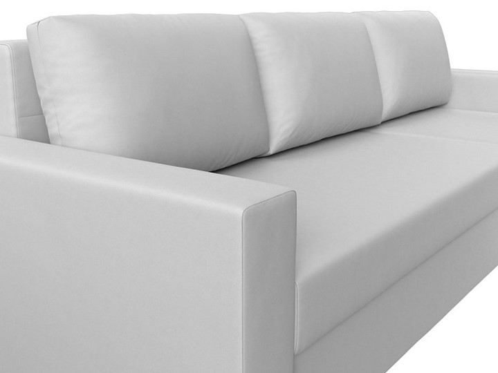 Угловой раскладной диван Траумберг Лайт, Белый (Экокожа) в Элисте - изображение 7