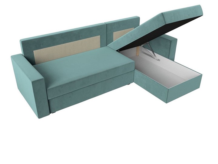 Угловой диван Траумберг Лайт, Бирюзовый (велюр) в Элисте - изображение 3