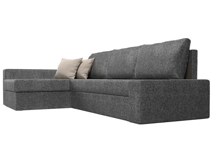 Угловой диван Версаль, Серый/Бежевый (рогожка) в Элисте - изображение 3