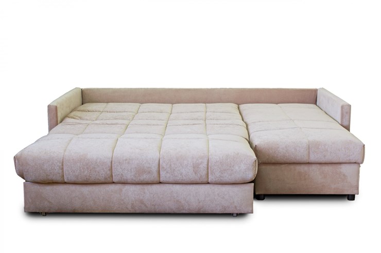 Угловой диван Аккордеон 043, 1400 с оттоманкой 700, ППУ в Элисте - изображение 1