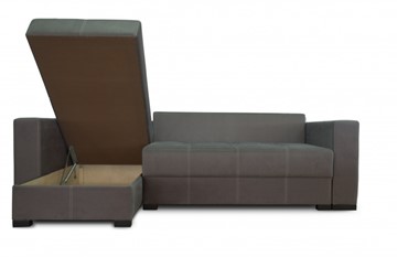 Угловой диван Fashion soft 210 (Uno grey + Brix latte) в Элисте - предосмотр 2