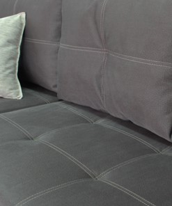 Угловой диван Fashion soft 210 (Uno grey + Brix latte) в Элисте - предосмотр 4