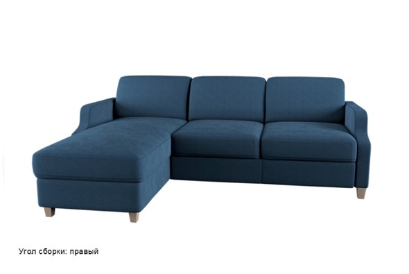 Угловой диван Валенсия Ретро с оттоманкой в Элисте - изображение