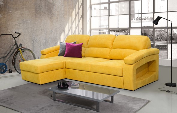 Угловой диван Матрица 28 ТТ с оттоманкой в Элисте - изображение