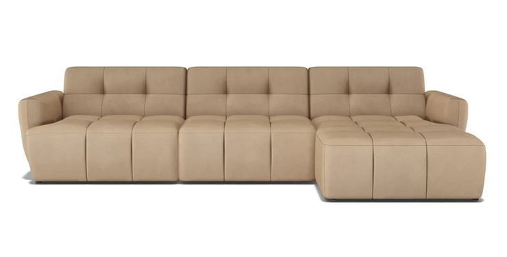 Угловой диван с оттоманкой Беатриче в Элисте - изображение 1