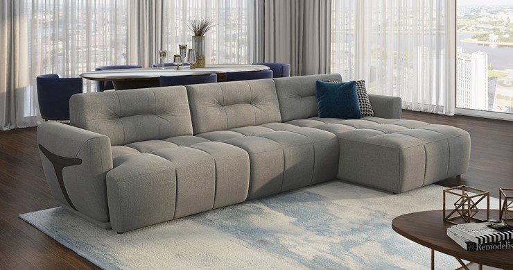 Угловой диван с оттоманкой Беатриче в Элисте - изображение 6