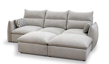 Угловой диван с оттоманкой Лаура в Элисте - предосмотр 5