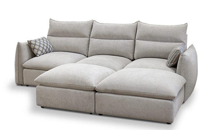 Угловой диван с оттоманкой Лаура в Элисте - изображение 5