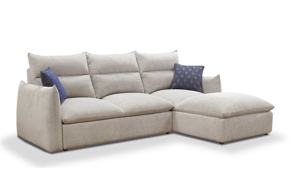Угловой диван с оттоманкой Лаура в Элисте - изображение