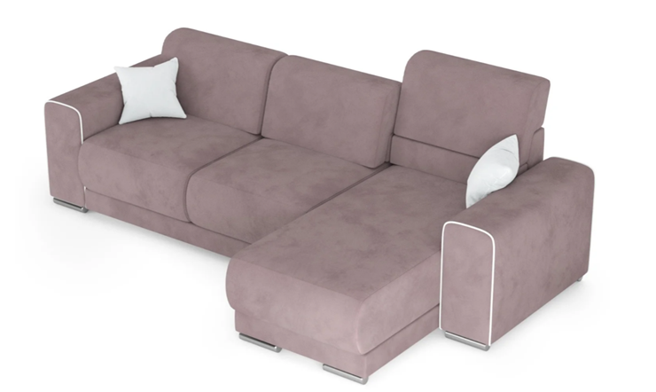 Угловой диван с оттоманкой Манчестер (Тик-так) в Элисте - изображение 3