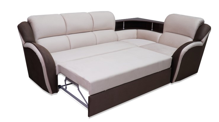 Угловой диван Соня-14 с полкой и креслом в Элисте - изображение 1