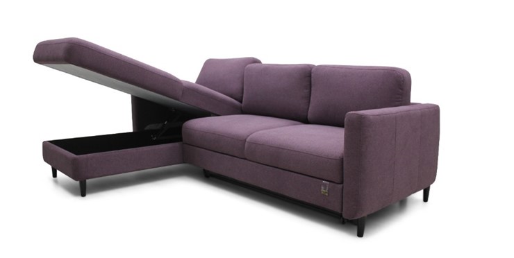 Угловой диван Томас с узкими подлокотниками и оттоманкой в Элисте - изображение 2