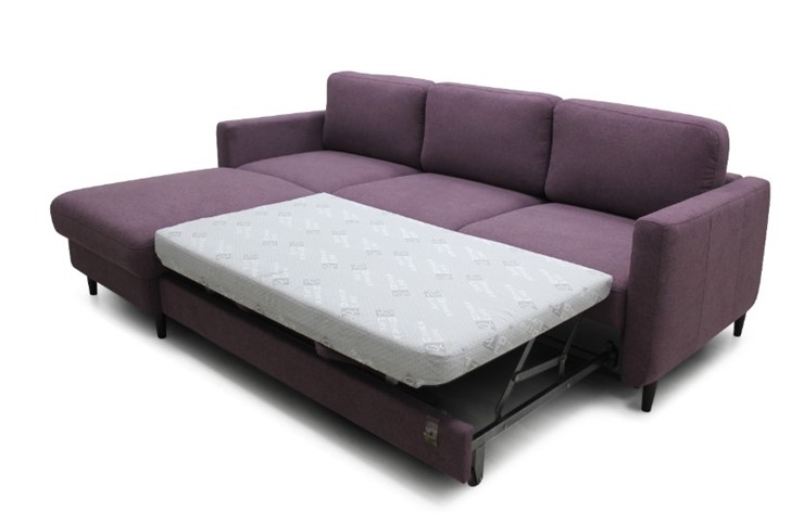 Угловой диван Томас с узкими подлокотниками и оттоманкой в Элисте - изображение 3