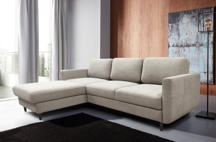 Угловой диван Томас с узкими подлокотниками и оттоманкой в Элисте - изображение 4