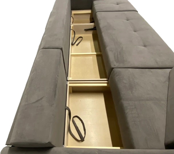 Прямой диван трансформер Комфорт 6 (2+1К+1К) боннель в Элисте - изображение 3