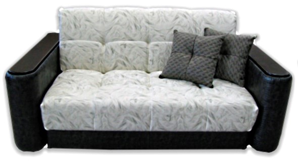 Прямой диван Аккордеон-1, 195 (круглые подлокотники) в Элисте - изображение