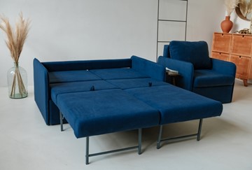 Мебельный набор Амира синий диван + кресло в Элисте - предосмотр 3