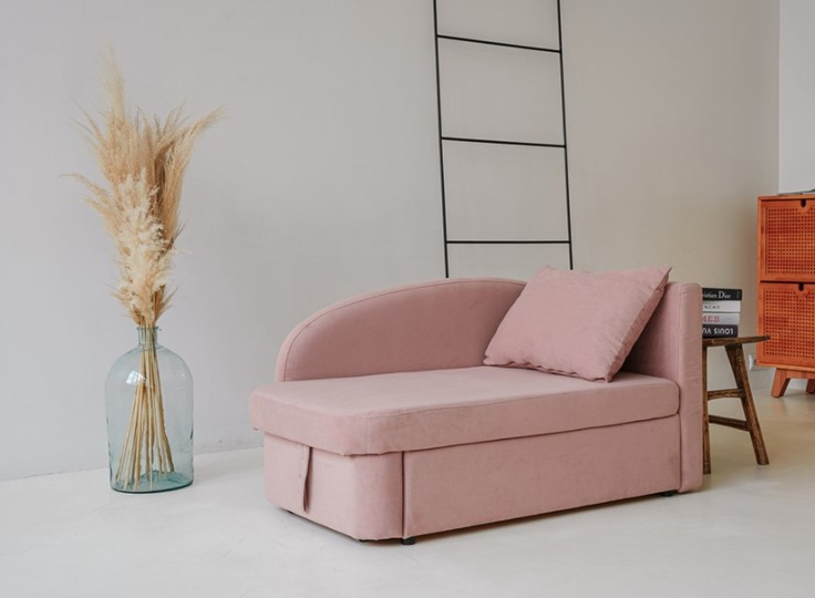 Диван-кровать правая Тедди розовый в Элисте - изображение 10