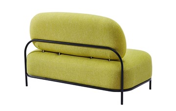 Прямой диван 2-х местный SOFA-06-02 желтый A652-21 в Элисте - предосмотр 3