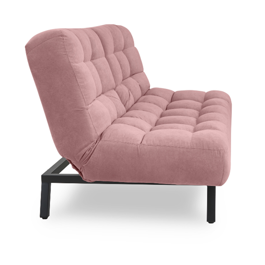 Прямой диван Абри, опора металл. велюр розовый в Элисте - изображение 6