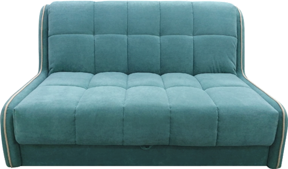 Прямой диван Аккордеон-Кант 1,55, клетка (НПБ) в Элисте - изображение