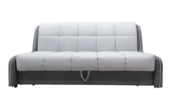 Прямой диван Аккордеон-Кант 1,55, полоска (НПБ) в Элисте - изображение