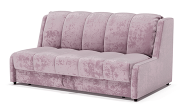 Прямой диван Аккордеон-Кровать 1,55 с каретной утяжкой, полоска (НПБ) в Элисте - предосмотр 1