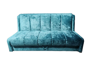 Прямой диван Аккордеон-Кровать 1,55 с каретной утяжкой, полоска (НПБ) в Элисте - предосмотр 3