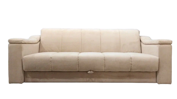 Прямой диван Аккордеон-Лидер 1,55, клетка (ППУ) в Элисте - изображение