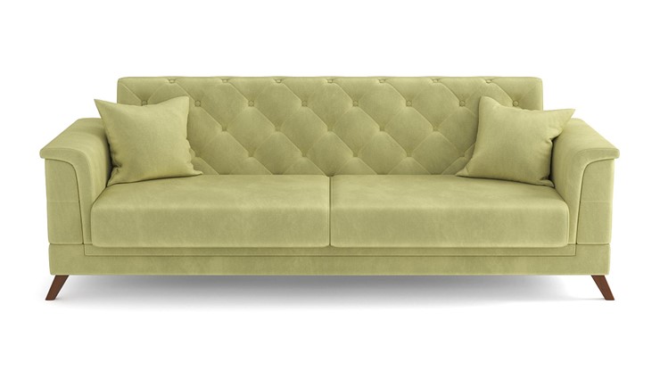 Прямой диван Амарант, велюр тенерифе нефрит в Элисте - изображение 3