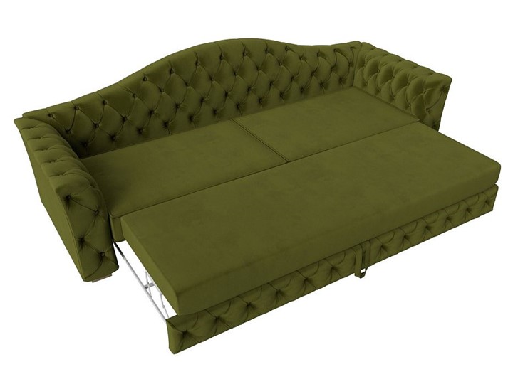 Прямой диван Артис, Зеленый (Микровельвет) в Элисте - изображение 1