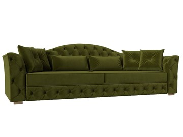 Прямой диван Артис, Зеленый (Микровельвет) в Элисте - предосмотр