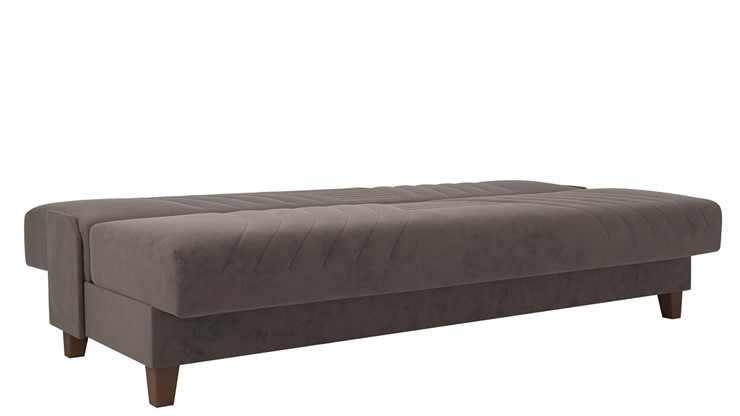 Прямой диван Бэлла, велюр тенерифе стоун в Элисте - изображение 1