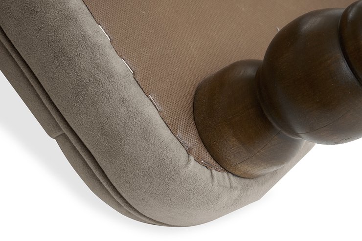 Прямой диван Бриджит бежевый ножки коричневые в Элисте - изображение 10