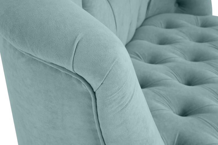 Прямой диван Бриджит мятный ножки коричневые в Элисте - изображение 6