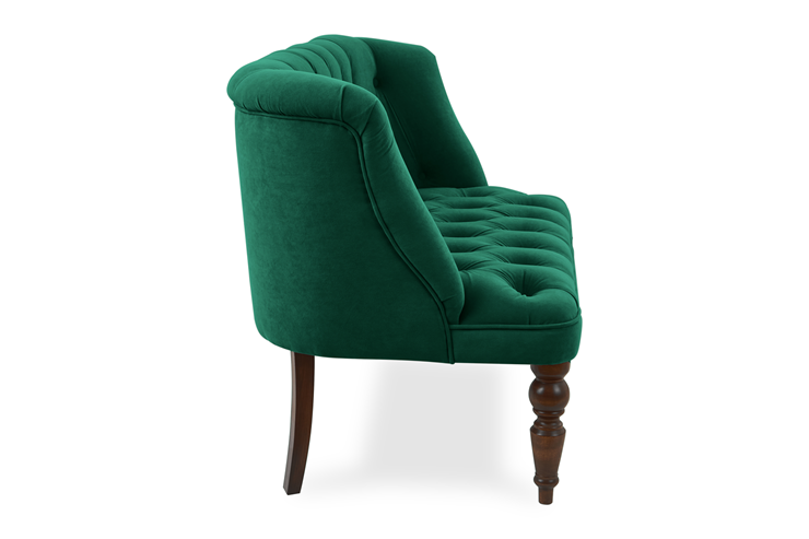 Прямой диван Бриджит зеленый ножки коричневые в Элисте - изображение 10