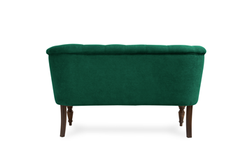Прямой диван Бриджит зеленый ножки коричневые в Элисте - предосмотр 7