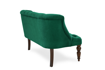 Прямой диван Бриджит зеленый ножки коричневые в Элисте - предосмотр 9
