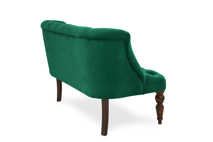Прямой диван Бриджит зеленый ножки коричневые в Элисте - изображение 9