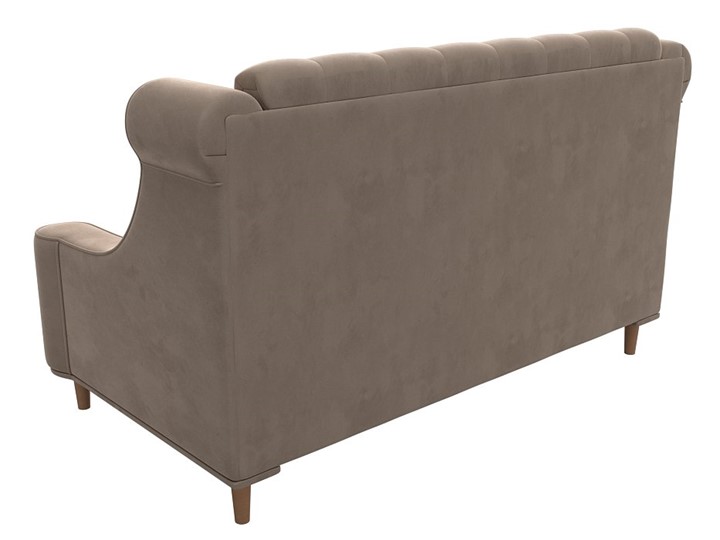 Прямой диван Бронкс, Бежевый (Велюр) в Элисте - изображение 5