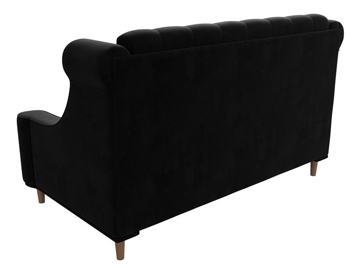 Прямой диван Бронкс, Черный (Велюр) в Элисте - изображение 5