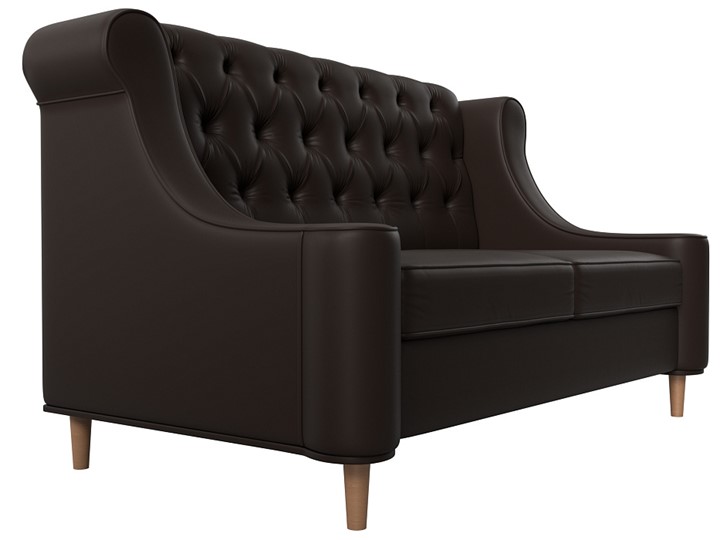 Прямой диван Бронкс, Коричневый (Экокожа) в Элисте - изображение 2