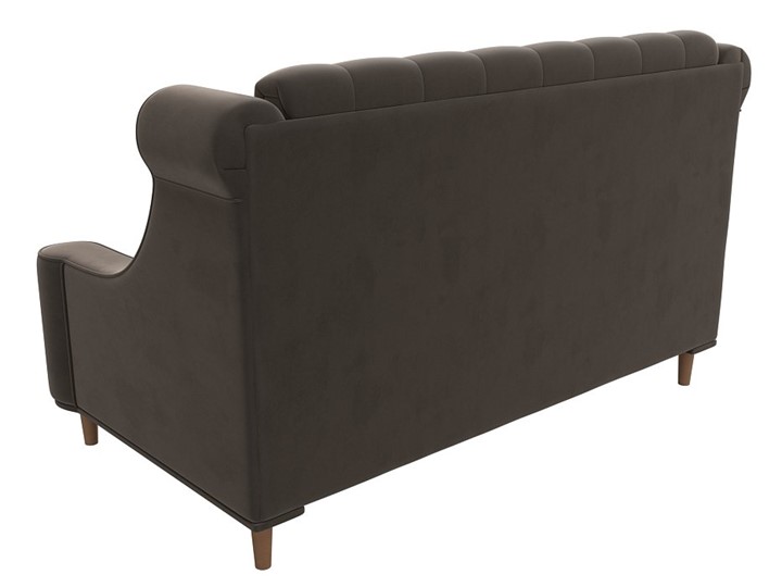 Прямой диван Бронкс, Коричневый (Велюр) в Элисте - изображение 5