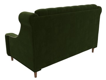 Прямой диван Бронкс, Зеленый\Бежевый (Микровельвет) в Элисте - предосмотр 5