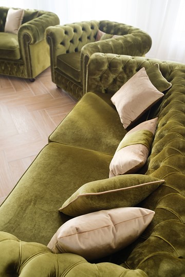 Прямой диван Честер 3М (седафлекс) в Элисте - изображение 6
