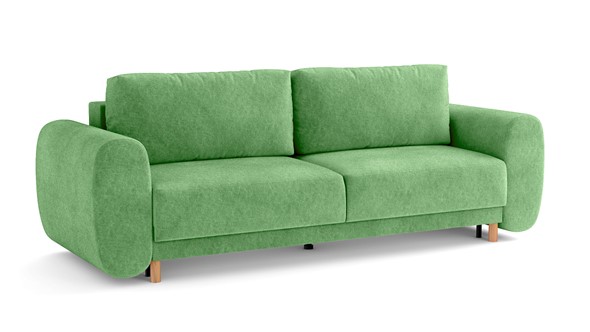 Прямой диван Фабио, велюр киото олива в Элисте - изображение