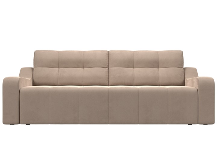 Прямой диван Итон, Бежевый (велюр) в Элисте - изображение 2